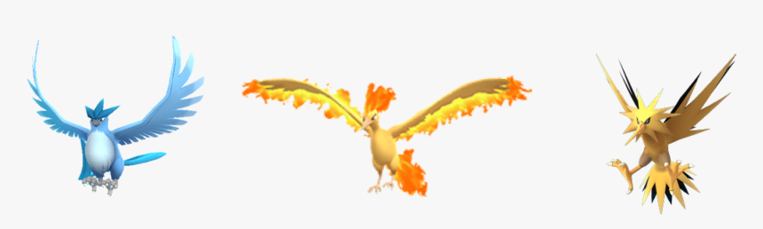 Pokemon Go Legendary Birds, HD Png Download, Free Download