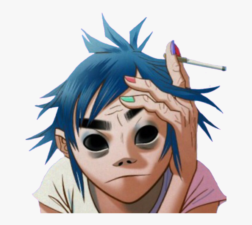 #gorillaz #2d #noodle - 2d Gorillaz, HD Png Download, Free Download