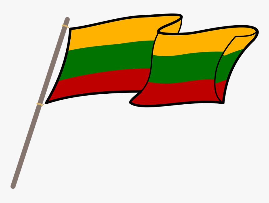 Lithuania, Flag, Graphics, National Colors, The Mast - Clipart French Flag Png, Transparent Png, Free Download