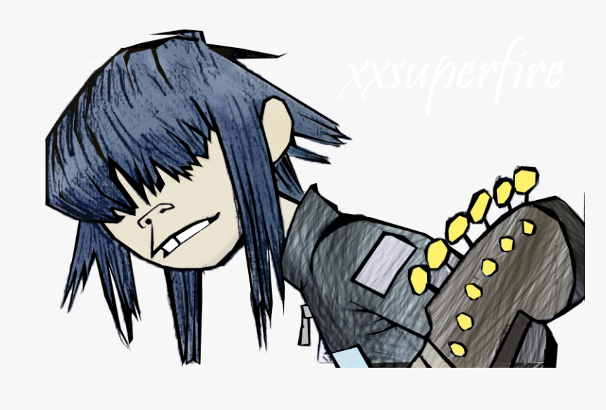 Satire Drawing Windmill Gorillaz - Gorillaz Feel Good Inc 2d X Noodle, HD Png Download, Free Download