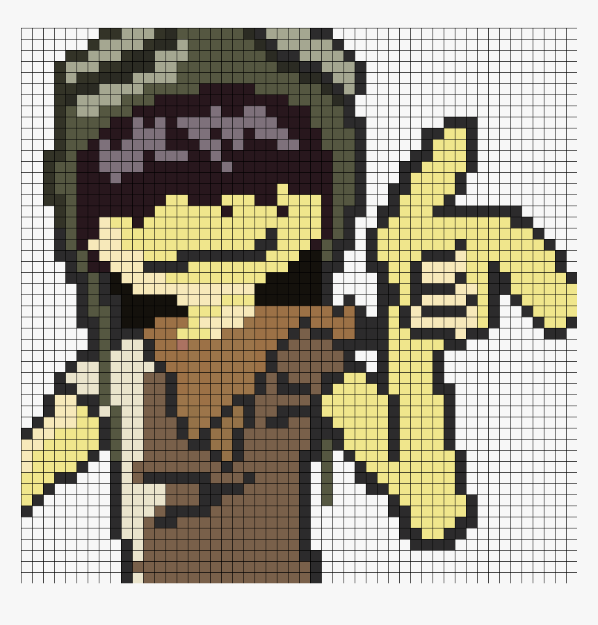 Noodle Gorillaz Perler Bead Pattern / Bead Sprite - Creative Arts, HD Png Download, Free Download