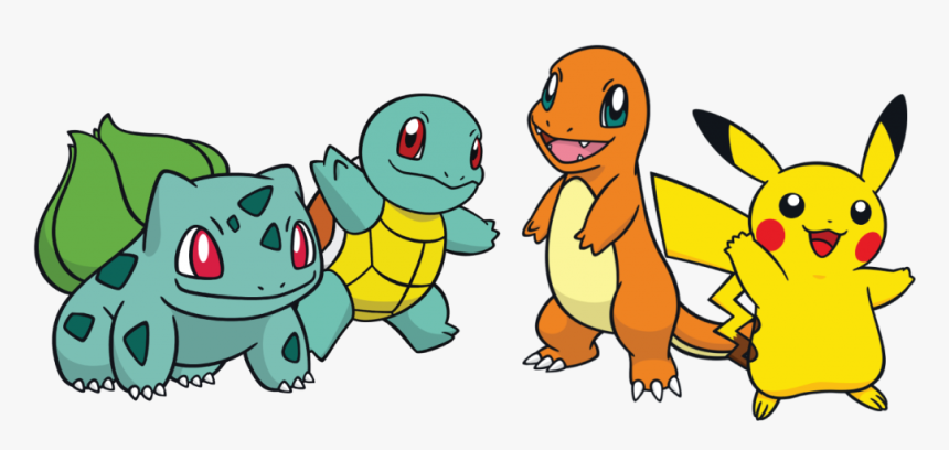 Pokemon Starters Png - Transparent Background Pokemon Png, Png Download, Free Download