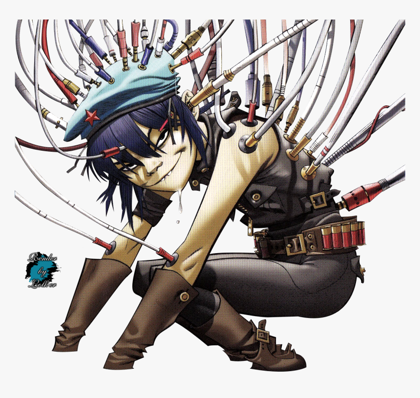 Assim, Temos O Novo Disco, "plastic Beach - Gorillaz 2d E Noodle, HD Png Download, Free Download