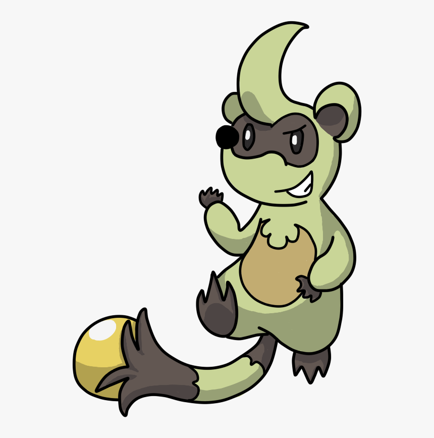 Pokemon Gen 8 Starters Raccoon Clipart , Png Download - Cartoon, Transparent Png, Free Download