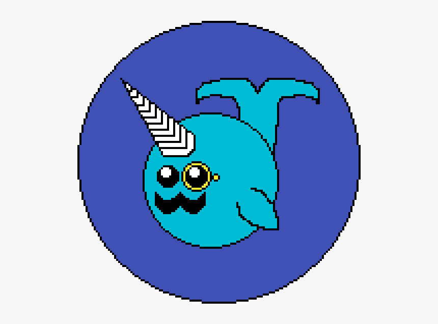 Fancy Narwhal , Png Download - Cartoon, Transparent Png, Free Download