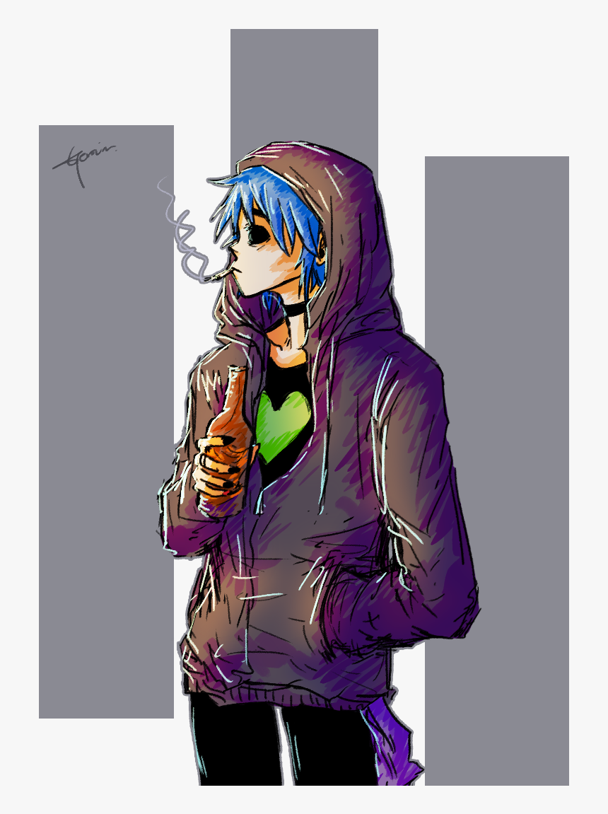 Fanart Gorillaz 2d X Murdoc, HD Png Download, Free Download