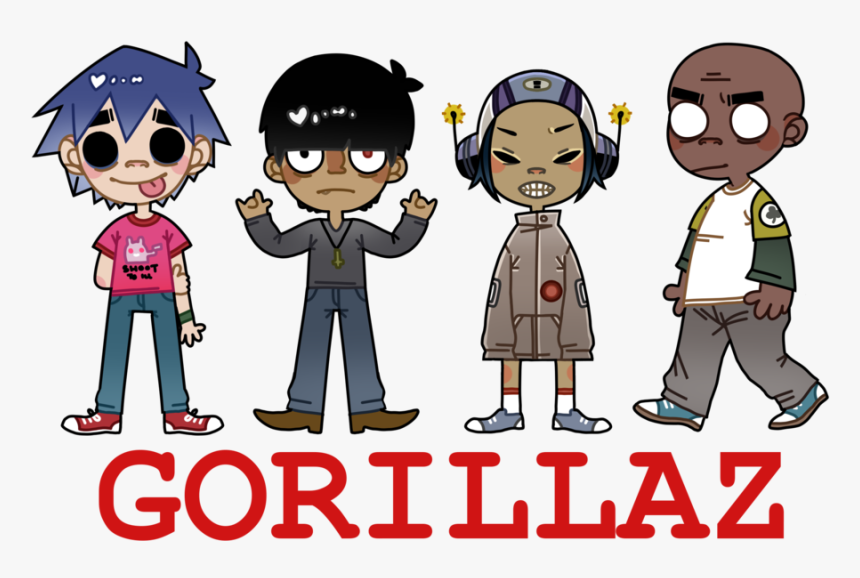 Gorillaz Chibi, HD Png Download, Free Download