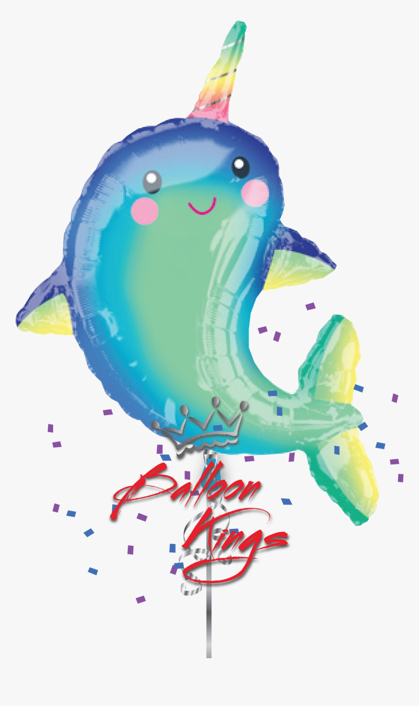 Happy Narwhal - Narwhal Balloon, HD Png Download, Free Download