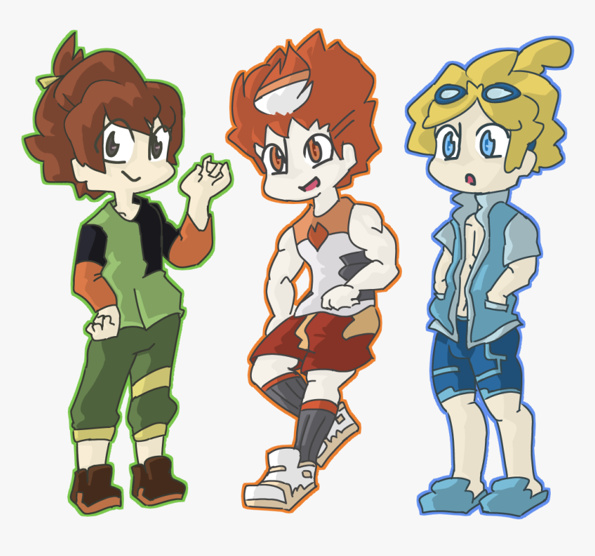 Human Starters - Pokemon Starters Gen 8 As Humans, HD Png Download, Free Download