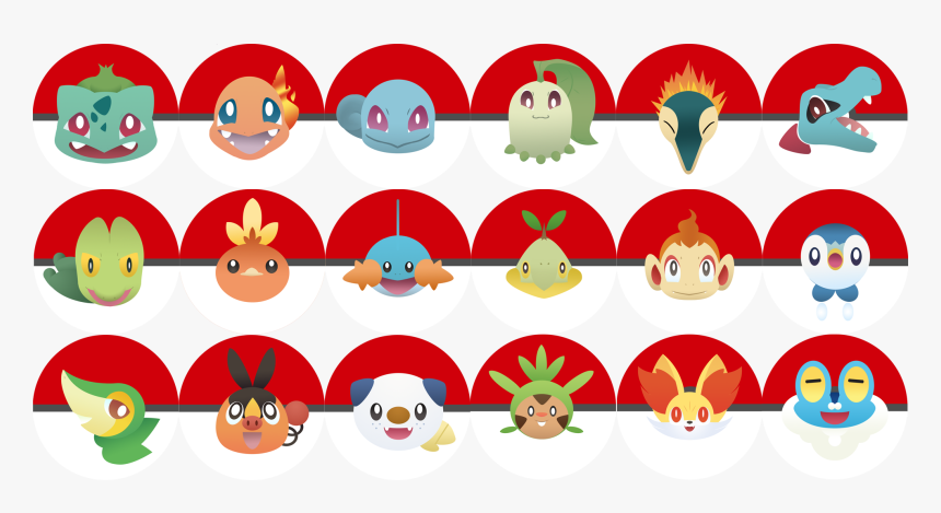Pokemon Starters Png, Transparent Png, Free Download