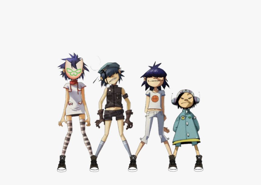 Satire Drawing Windmill Gorillaz - Noodle Gorillaz All Phases, HD Png Download, Free Download