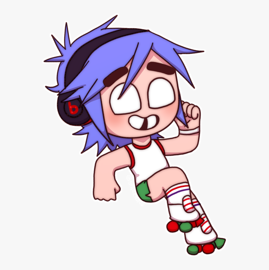 2d Gorillaz Chibi Humility, HD Png Download, Free Download