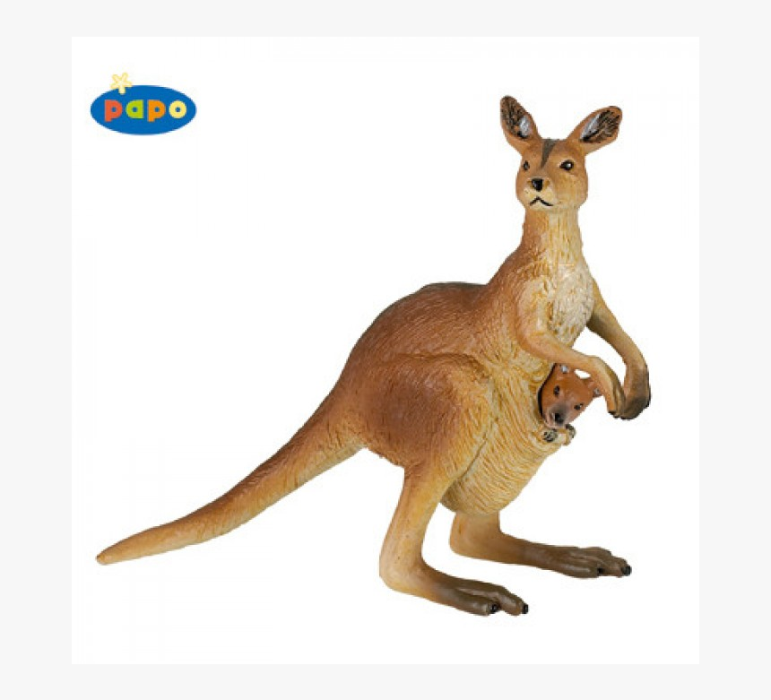 Kangaroo Papo Toy Macropods Figurine - Papo, HD Png Download, Free Download