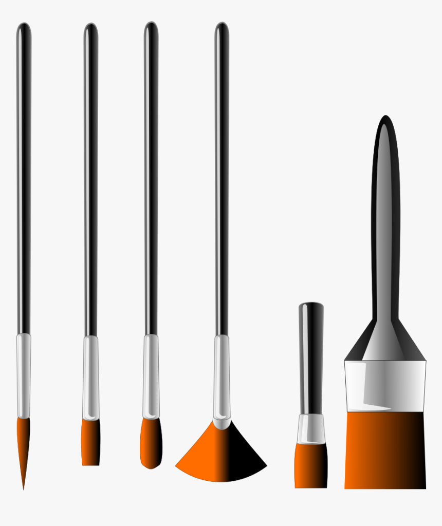 Different Paint Brush Clipart, HD Png Download, Free Download