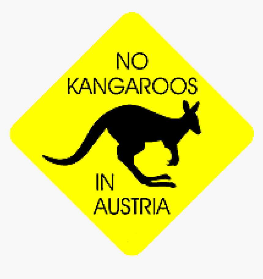 Transparent Kangaroo Clipart Png - No Kangaroo In Austria, Png Download, Free Download