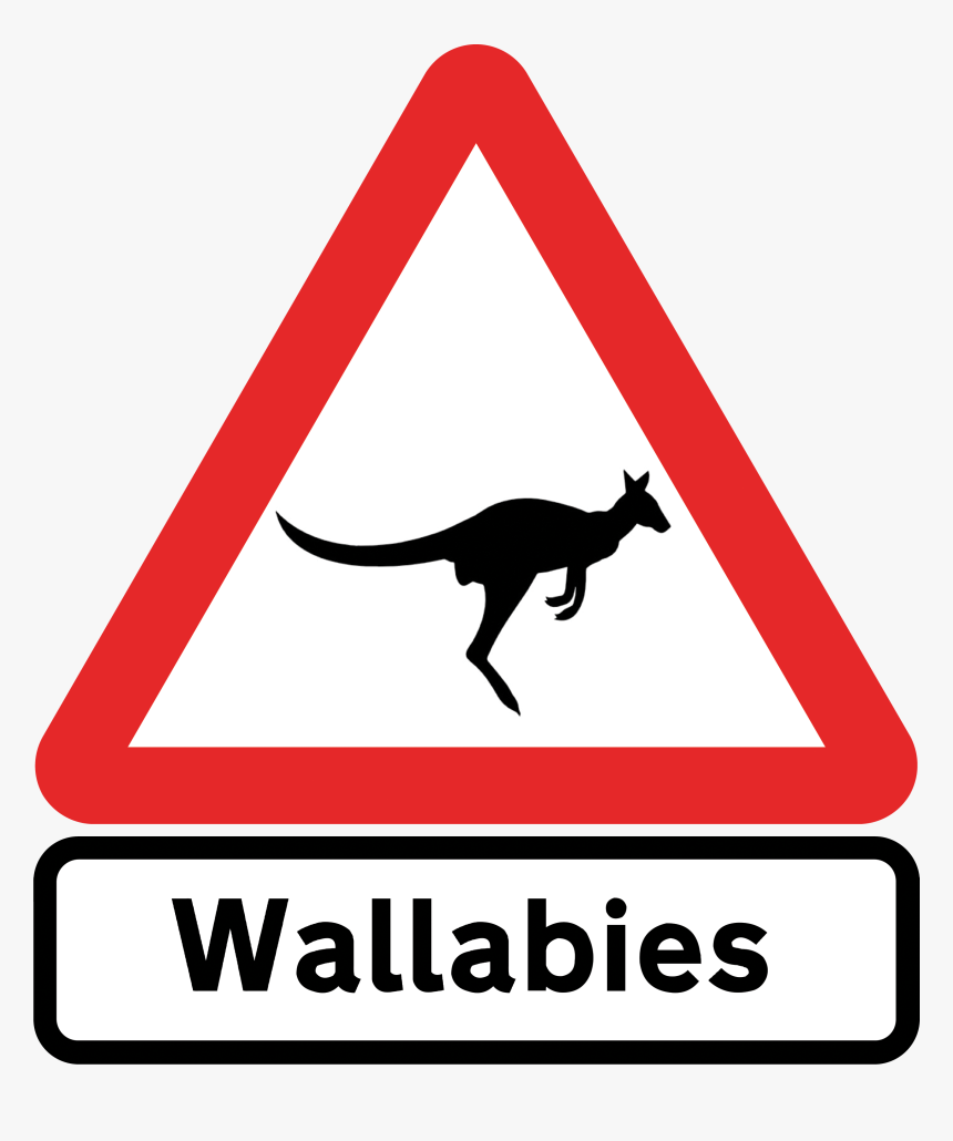 Kangaroo Clipart , Png Download - Low Gear Road Sign, Transparent Png, Free Download