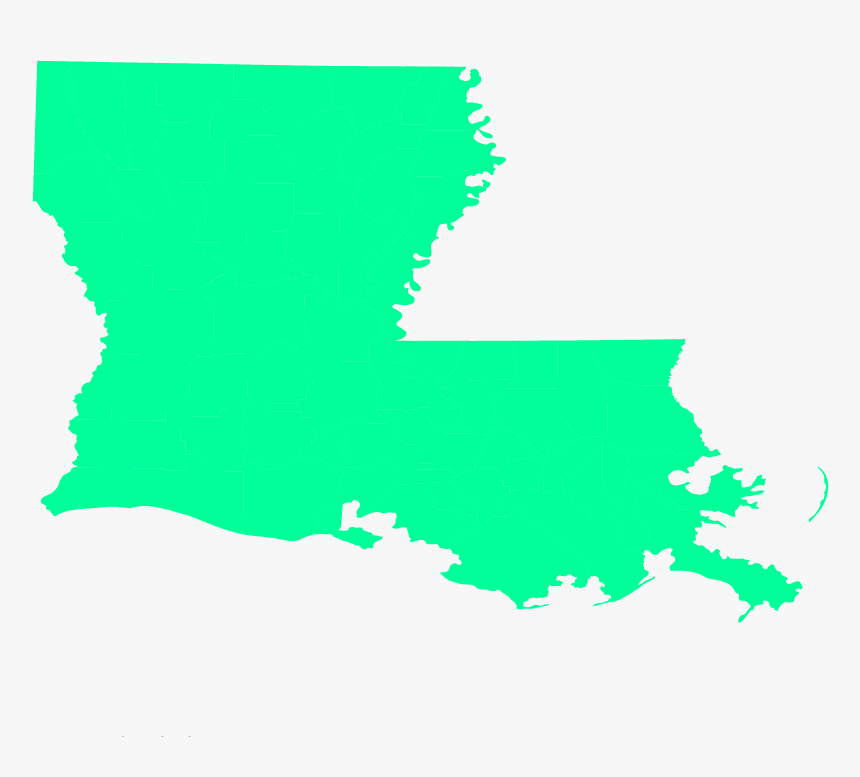 Transparent Louisiana Outline Png - Louisiana Climate Zone Map, Png Download, Free Download
