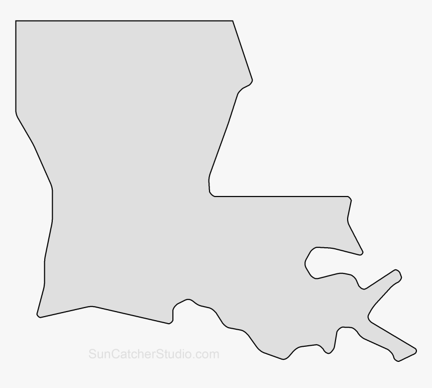 Printable Louisiana State Outline, HD Png Download, Free Download