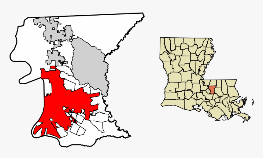 East Baton Rouge Parish Louisiana Incorporated And - Mamou Louisiana, HD Png Download, Free Download