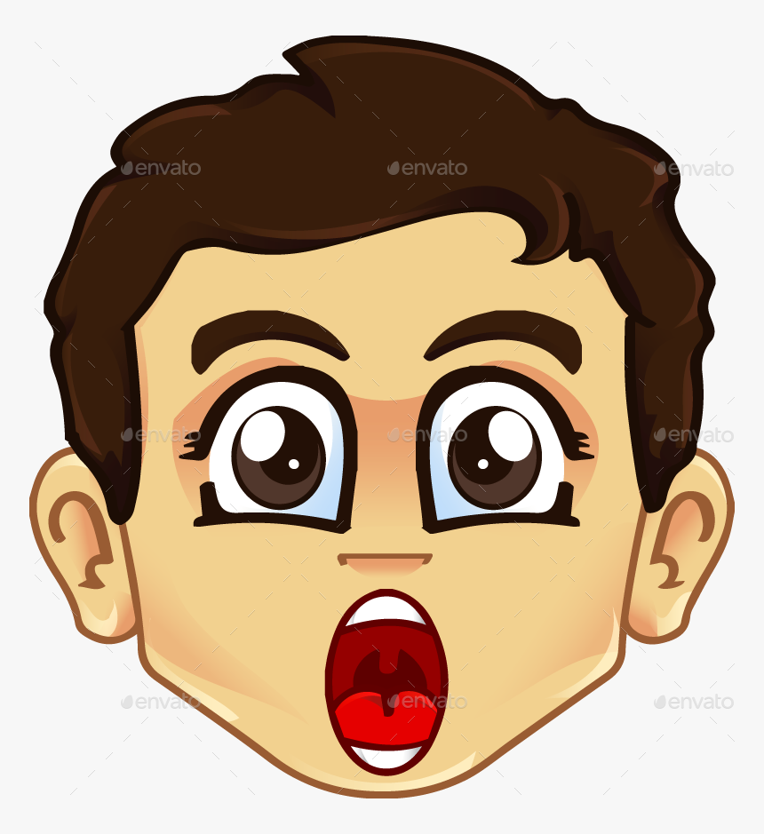 Shocked Boy Clipart Png , Png Download - Boy With Glasses Clipart, Transparent Png, Free Download