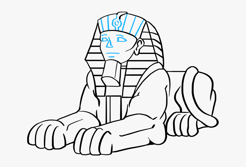 How To Draw Sphinx - Line Art, HD Png Download, Free Download