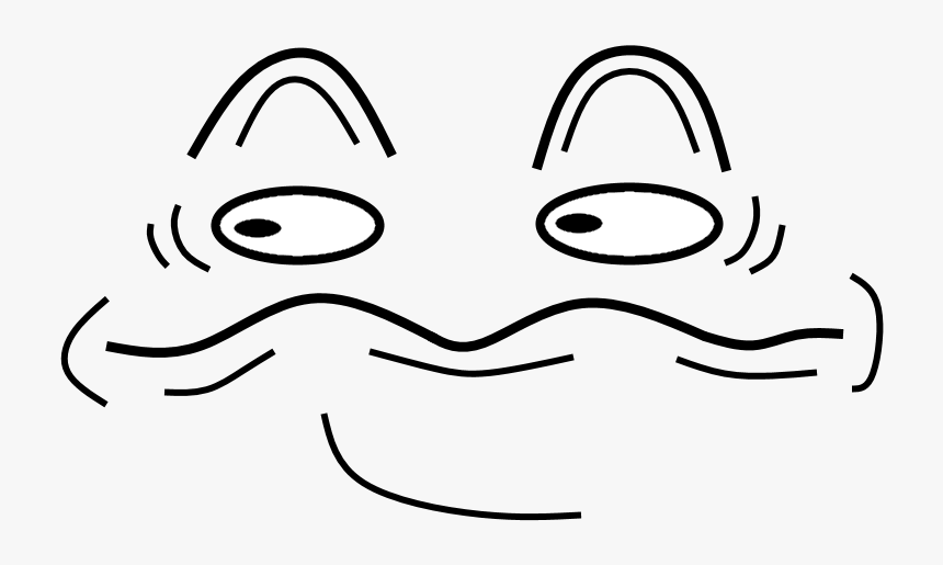 Transparent Shocked Face Png - Line Art, Png Download, Free Download