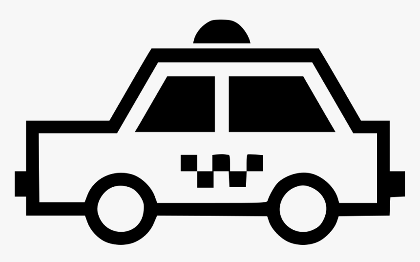 Taxi - Taxi Logo Png White Side, Transparent Png, Free Download