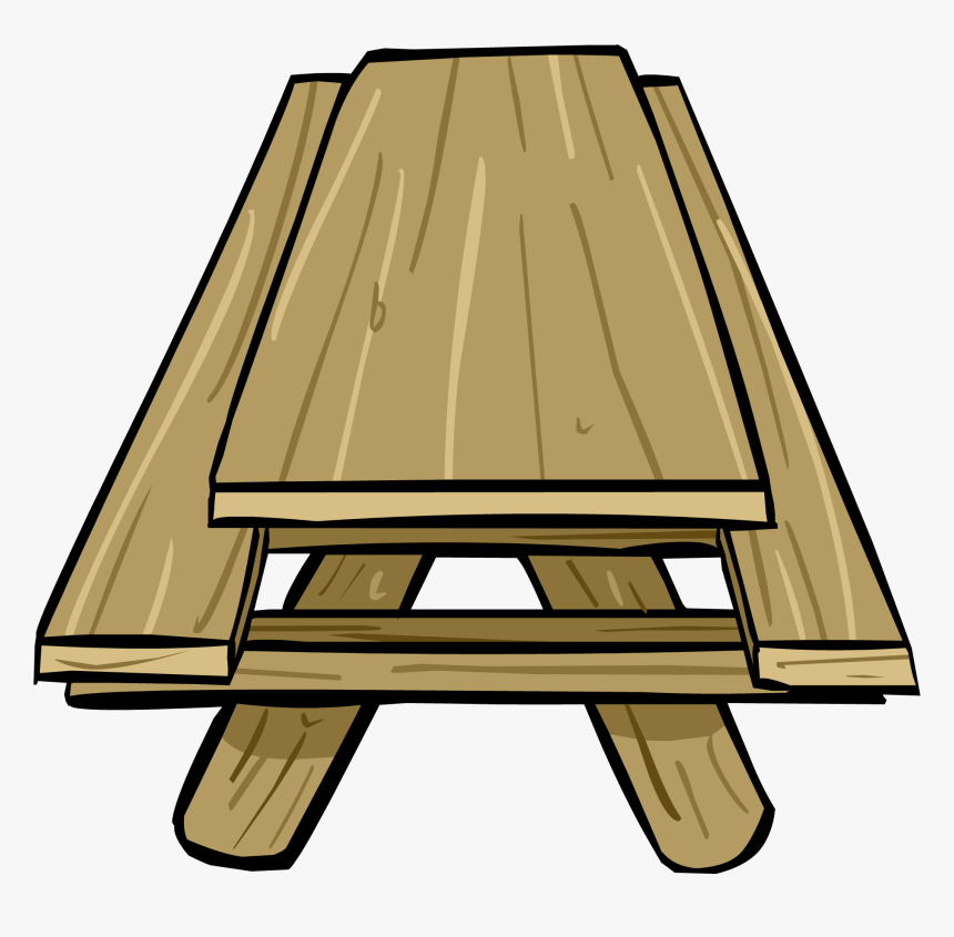 Picnic Table Clipart Png, Transparent Png, Free Download