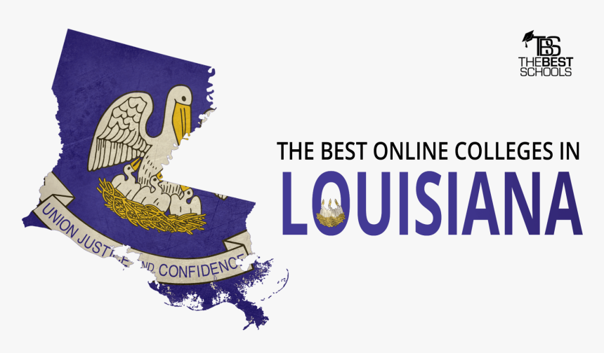 The Best Online Colleges In Louisiana For 2018 - Louisiana State Flag, HD Png Download, Free Download