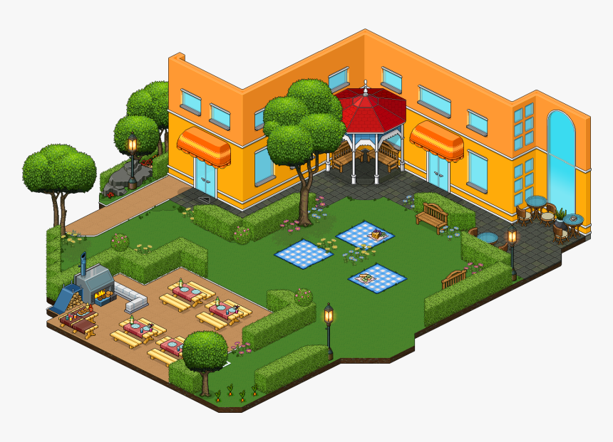 Picnic - Habbo Picnic Area, HD Png Download, Free Download