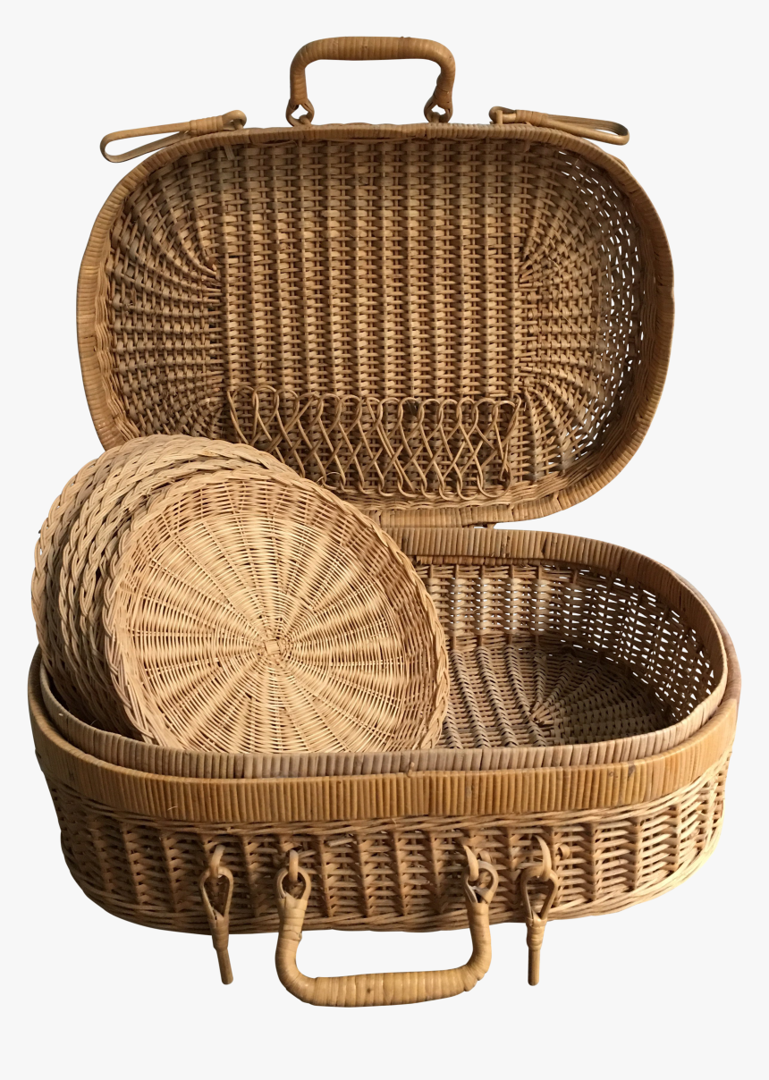 Transparent Picnic Basket Png - Wicker, Png Download, Free Download