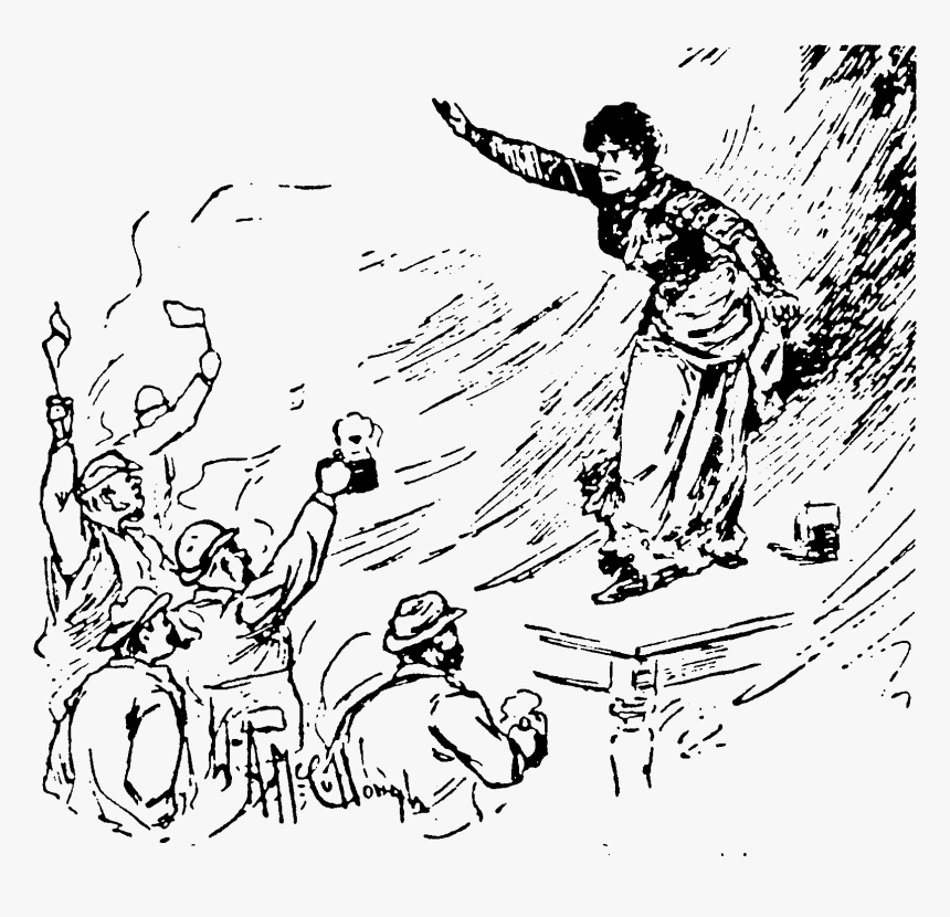 Lucy Parsons Anarchist Picnic - Illustration, HD Png Download, Free Download