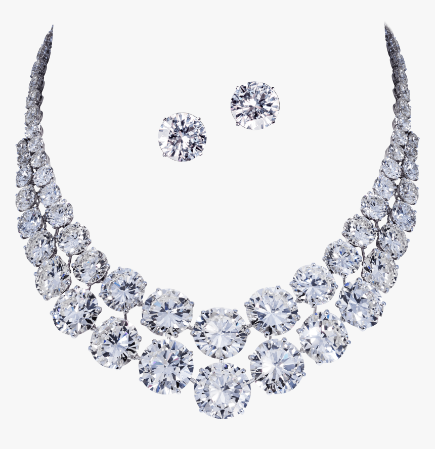 Transparent Jewels Png - Silver Necklace Design Png, Png Download, Free Download
