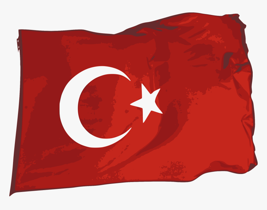 The Flag Of Turkey - Turkish Flag Vector Png, Transparent Png, Free Download