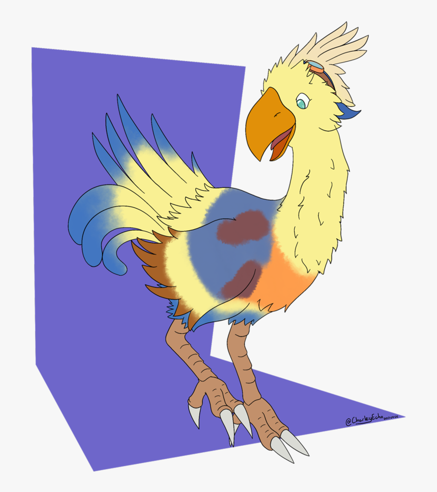 Chocobo Transparent Fancy - Cartoon, HD Png Download, Free Download