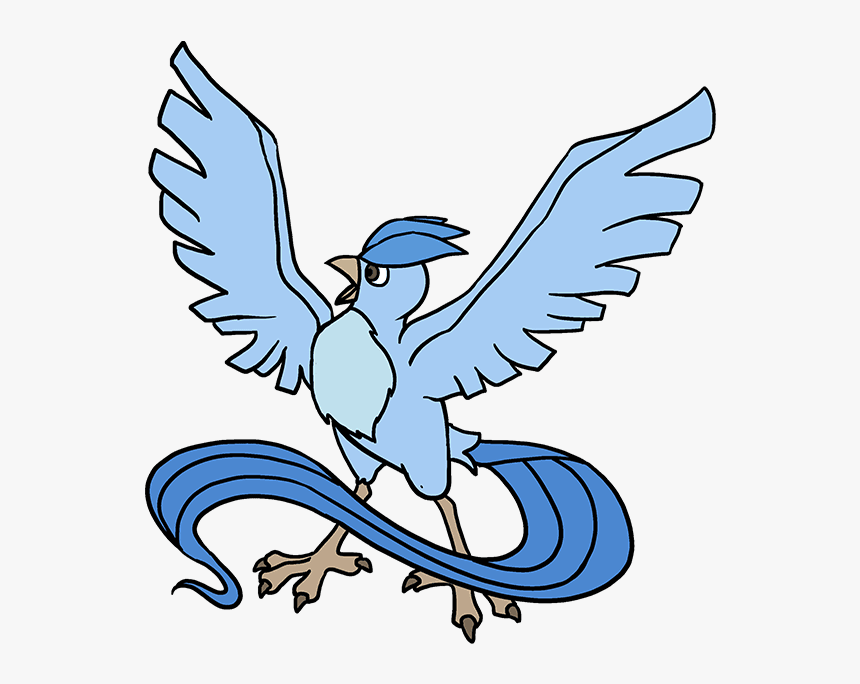 How To Draw Articuno - Articuno Drawing Step By Step, HD Png Download, Free Download