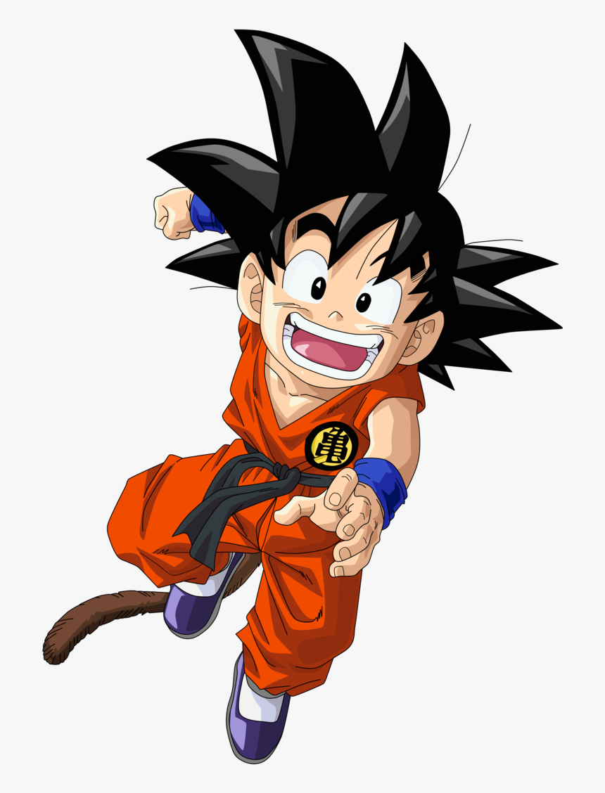 Dragon Ball Clipart Kamehameha Clipground Png - Kid Goku Png, Transparent Png, Free Download