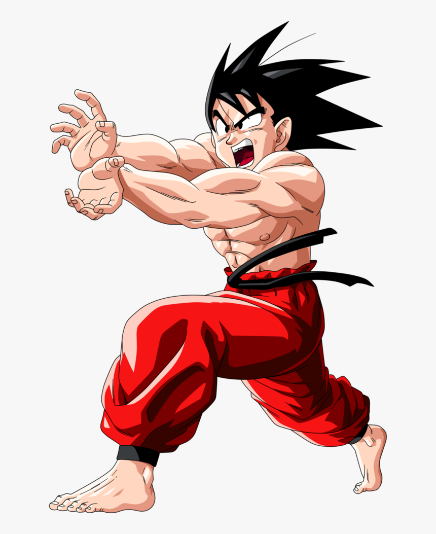 Kamehameha Transparent Red Graphic Black And White - Teen Goku Super Kamehameha, HD Png Download, Free Download