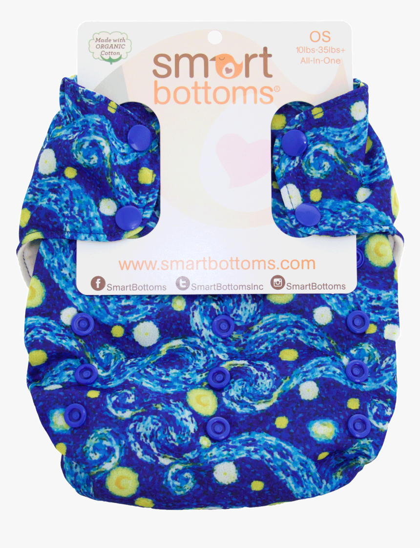 Dnd Exclusive Starry Night Smart One - Diaper, HD Png Download, Free Download