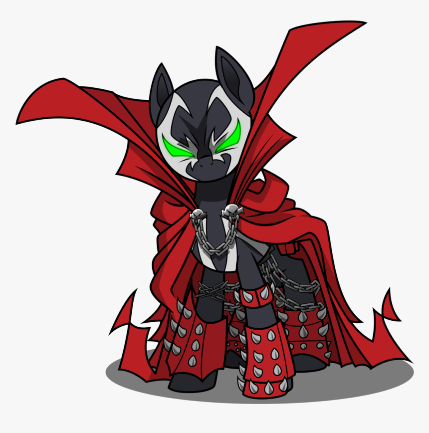 Transparent Red Cape Png - Spawn Meets My Little Pony, Png Download, Free Download