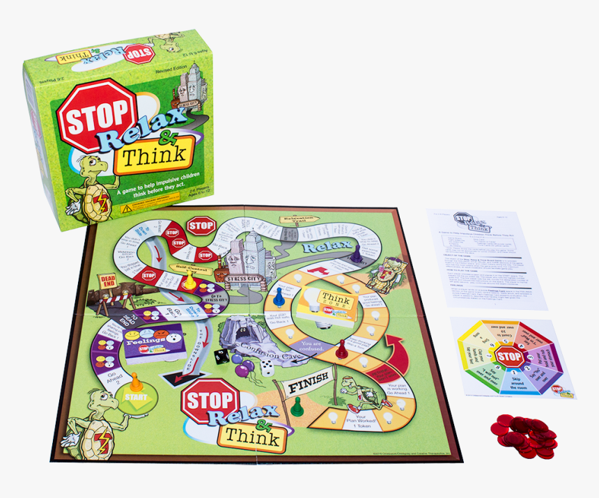 Stop, Relax & Think Board Game - Stop Relax And Think Game, HD Png Download, Free Download