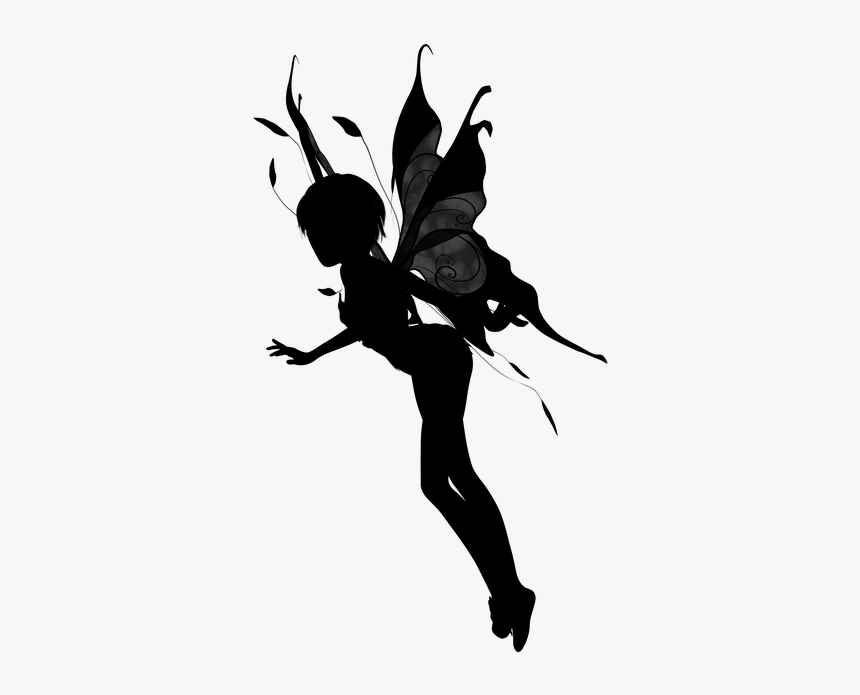 Free Fairy Black And White, HD Png Download, Free Download
