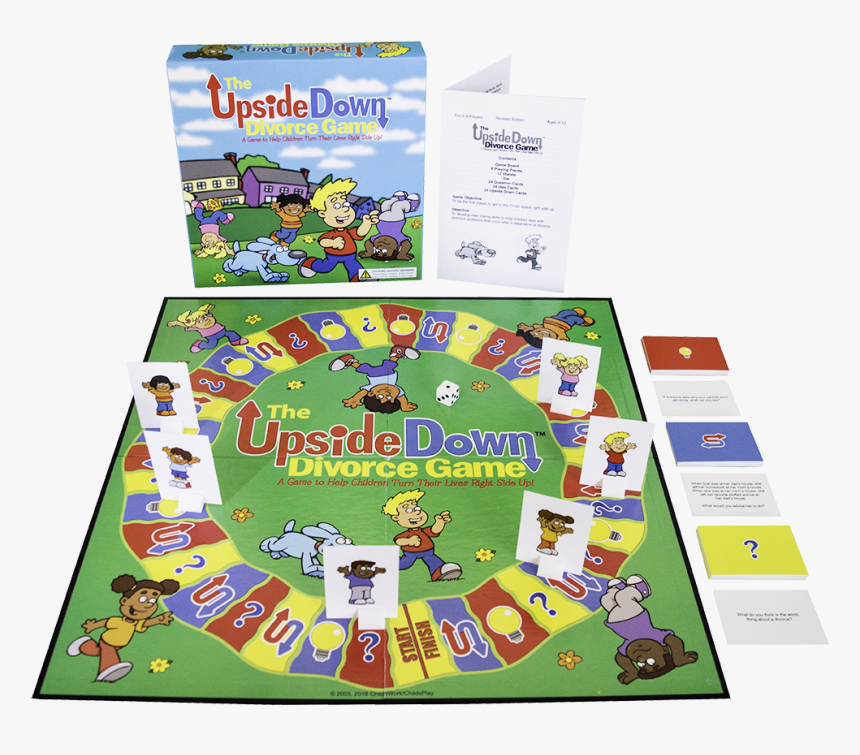 The Upside Down Divorce Board Game - Divorce Game, HD Png Download, Free Download