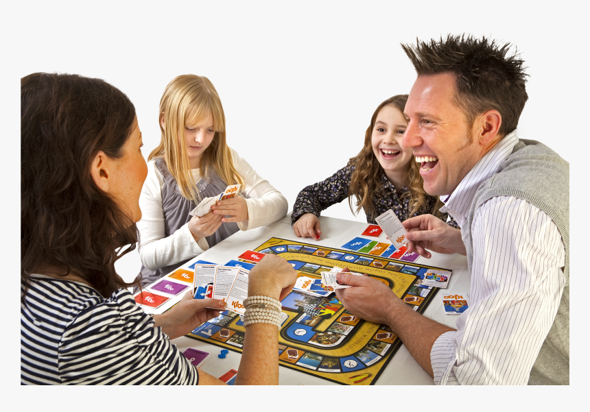 Family Games Png - Playing Board Games With Family, Transparent Png, Free Download