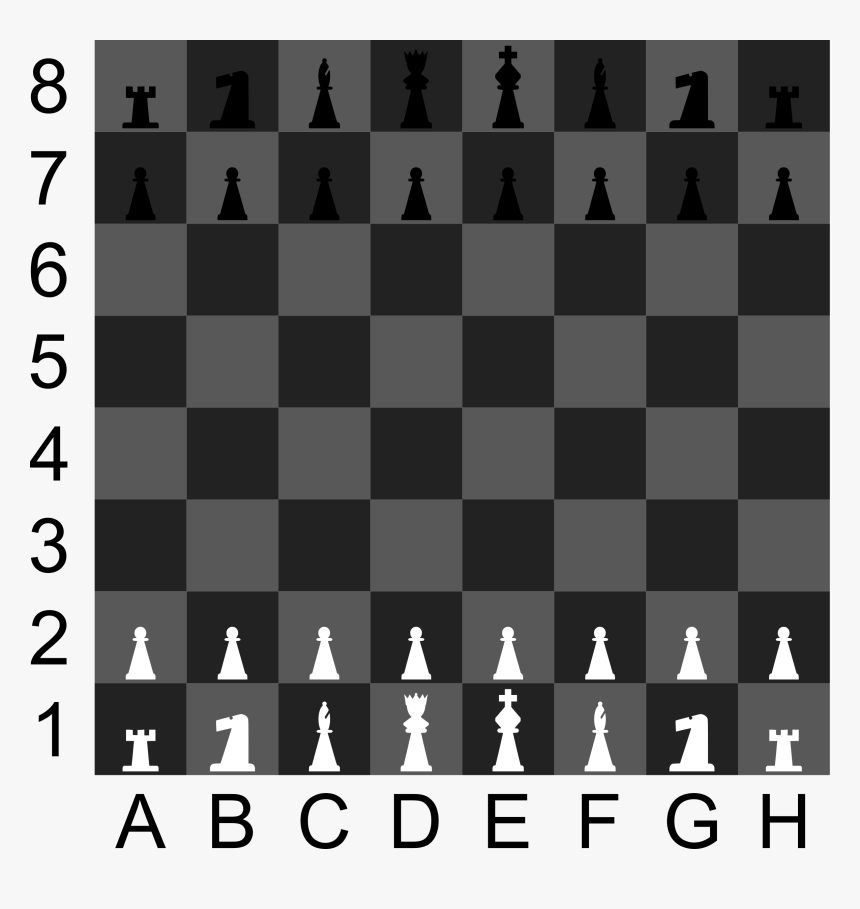 Chess Board Rows And Columns, HD Png Download, Free Download