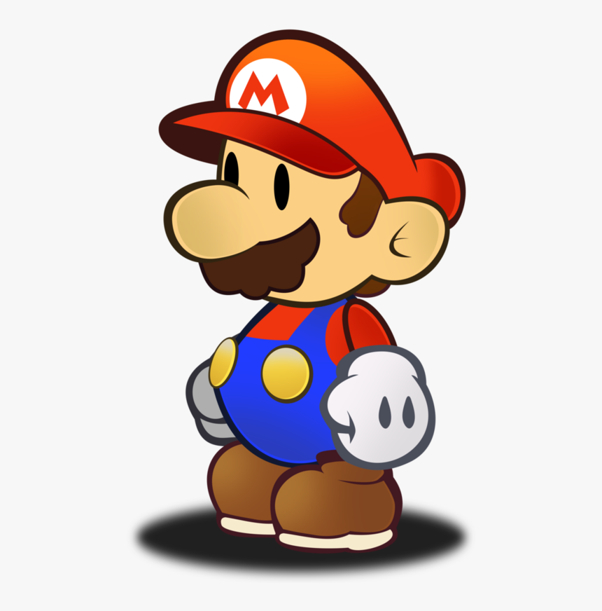 Paper Mario Hd Sprite By Fawf - Paper Mario And Luigi, HD Png Download, Free Download