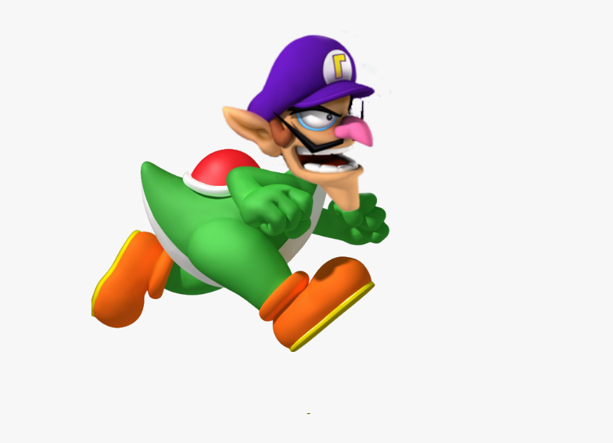 Transparent Waluigi Head Png - Yoshi Mario Party 8, Png Download, Free Download