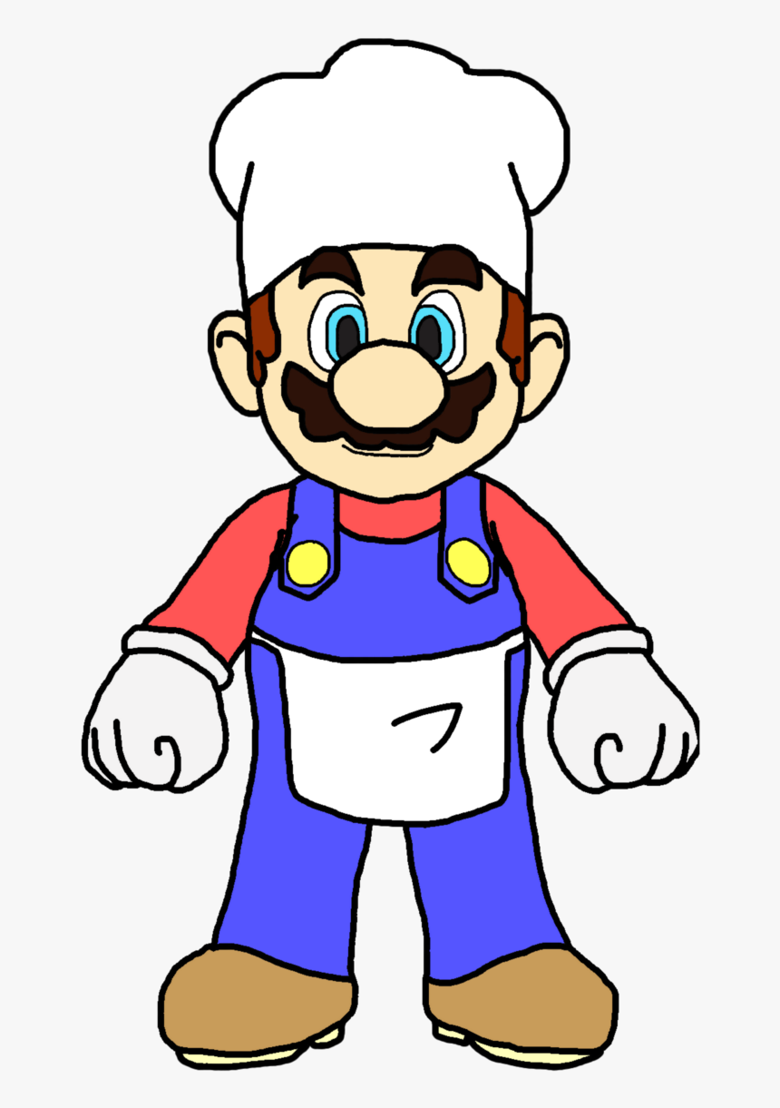 Mario Cooking Cliparts - Super Mario Cook, HD Png Download, Free Download