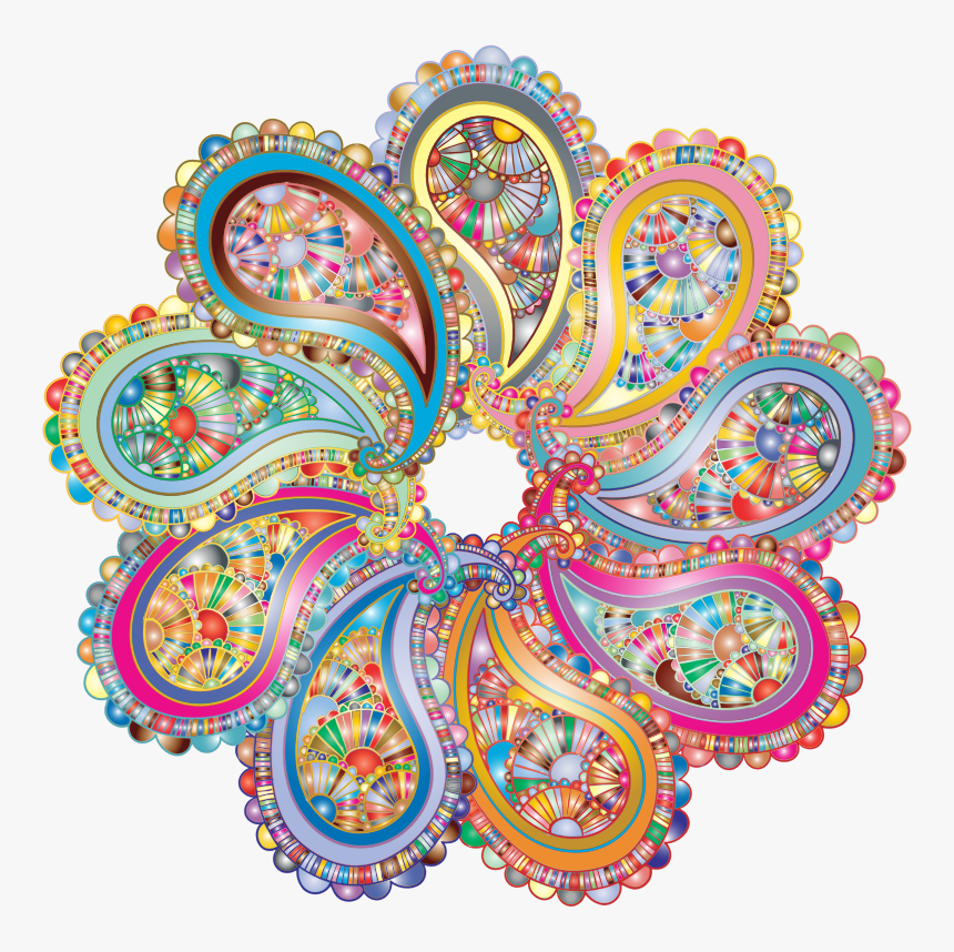 Paisley Mandala 3 Extended - Motif, HD Png Download, Free Download