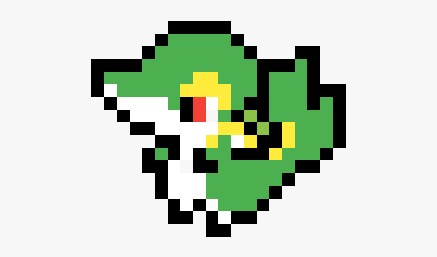 Pokemon Snivy Pixel Art, HD Png Download, Free Download